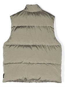 stoneislandjunior Stone Island Junior Bodywarmer met logopatch - Grijs