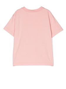 palmangelskids Palm Angels Kids T-shirt met teddybeerprint - Roze