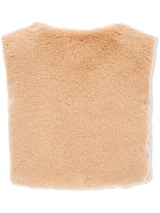 Tulleen Hemd van imitatiebont - Beige