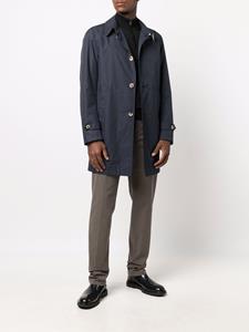 Canali Pullover met trechterhals - Zwart
