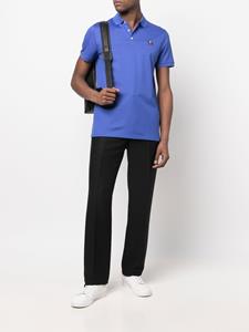 ralphlaurenpurplelabel Ralph Lauren Purple Label Poloshirt met geborduurd logo - Blauw