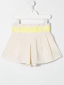 Moncler Enfant Shorts met gestrikte taille - Beige