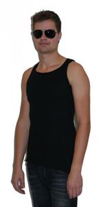 Merkloos Heren singlet 100% katoen -