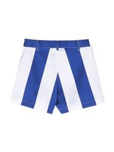 moschinokids Moschino Kids Shorts met borduurwerk - Blauw