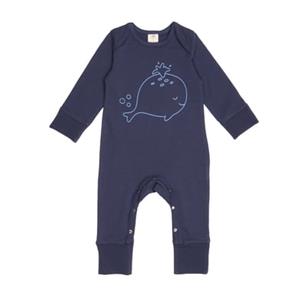 Walkiddy Wal kiddy Bodysuit Whale navy