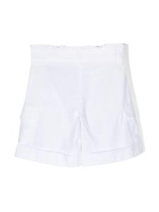 monclerenfant Moncler Enfant Shorts met paperbagtaille - Wit