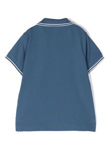 stoneislandjunior Stone Island Junior Poloshirt met logopatch - Blauw