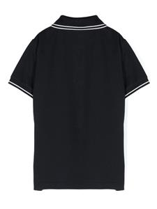 stoneislandjunior Stone Island Junior Poloshirt met Compass-logopatch - Blauw