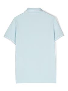 Poloshirt met logopatch - Blauw