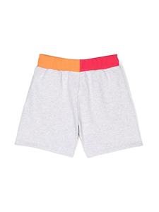 Kenzo Kids Trainingsshorts met grafische print - Grijs