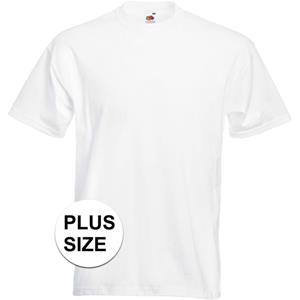 Fruit of the Loom Grote maten basic t-shirt - voor heren