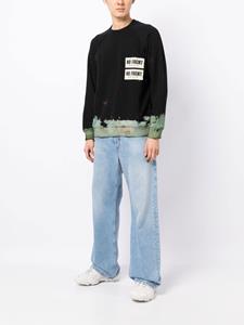 stainshade Stain Shade x Hiroshi Fujiwara sweater met tie-dye effect - Zwart