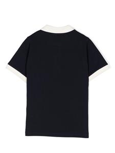 monclerenfant Moncler Enfant Poloshirt met logopatch - Blauw