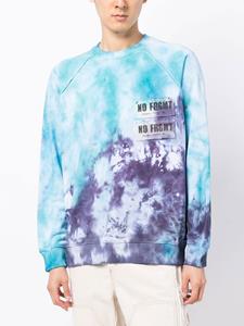 stainshade Stain Shade x Hiroshi Fujiwara sweater met tie-dye print - Blauw