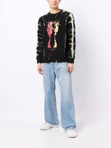 stainshade Stain Shade x Hiroshi Fujiwara sweater met print - Zwart
