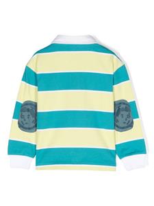 Poloshirt met geborduurd logo - Blauw