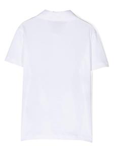 balmainkids Balmain Kids Poloshirt met logoprint - Wit