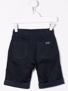 Fay Kids Mid waist bermuda shorts - Blauw