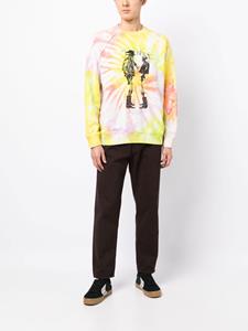 Stain Shade x Hiroshi Fujiwara sweater met tie-dye print - Roze