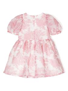 huckleboneslondon Hucklebones London Jurk met pofmouwen - Roze