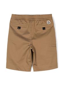 monclerenfant Moncler Enfant Shorts met logopatch - Bruin