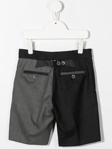 thombrownekids Thom Browne Kids Tweekleurige bermuda shorts - Grijs