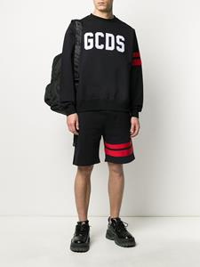 GCDS Sweater met geborduurd logo - Zwart