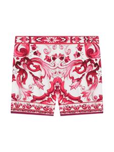 dolce&gabbanakids Dolce & Gabbana Kids T-shirt met print - Wit