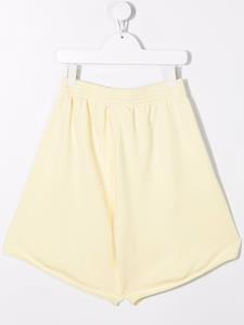 mm6maisonmargielakids MM6 Maison Margiela Kids Trainingsshorts met wijde pijpen - Geel