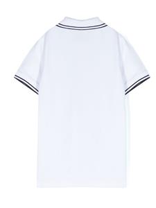 stoneislandjunior Stone Island Junior Poloshirt met Compass-logopatch - Wit