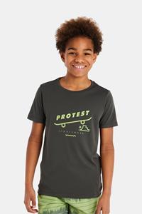 Protest Prtbillie Jr Surf T-Shirt Donkergrijs