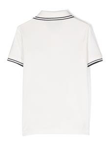 stoneislandjunior Stone Island Junior Poloshirt met logopatch - Wit
