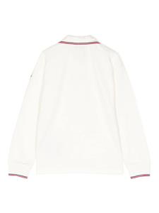 monclerenfant Moncler Enfant Poloshirt met logopatch - Wit