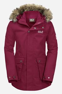 Jack Wolfskin Elk Island 3-in-1 Jas Donkerrood