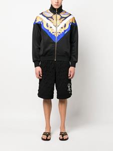 Versace Sweater met barokprint - Zwart