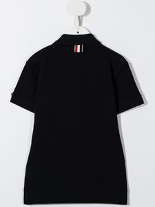 Thom Browne Kids Klassiek poloshirt - Blauw