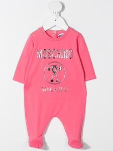 moschinokids Moschino Kids Romper met muts - Roze