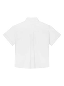 dolce&gabbanakids Dolce & Gabbana Kids T-shirt met logoplakkaat - Wit