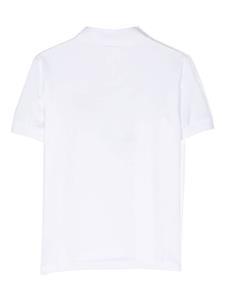 dolce&gabbanakids Dolce & Gabbana Kids Poloshirt met logoplakkaat - Wit