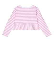 moschinokids Moschino Kids Gestreepte top - Roze