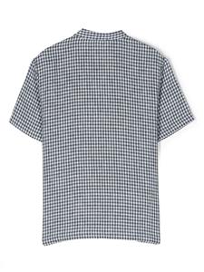 ilgufo Il Gufo Geruit shirt - Blauw