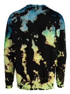 stainshade Stain Shade Sweater met gebleekt effect - Zwart