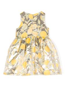 Hucklebones London Mini-jurk met strik - Geel