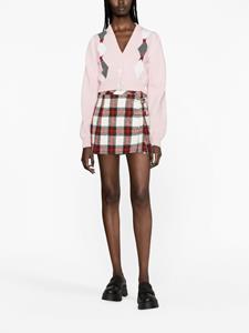 alessandrarich Alessandra Rich Intarsia vest - Roze