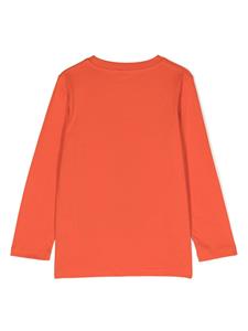 stellamccartneykids Stella McCartney Kids T-shirt met bloemenprint - Oranje