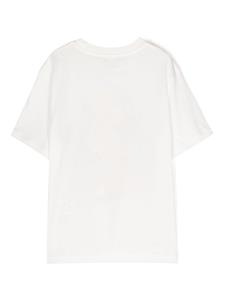 stellamccartneykids Stella McCartney Kids T-shirt met logoprint - Wit