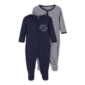Name it Slaap Overalls 2 Pack Donker Sapphire