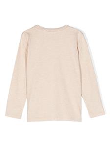 Bonpoint T-shirt met print - Beige
