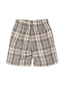 ilgufo Il Gufo Shorts met tartan ruit - Grijs