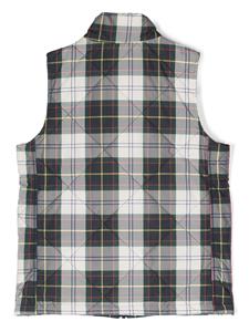barbourkids Barbour Kids Geruite bodywarmer - Blauw